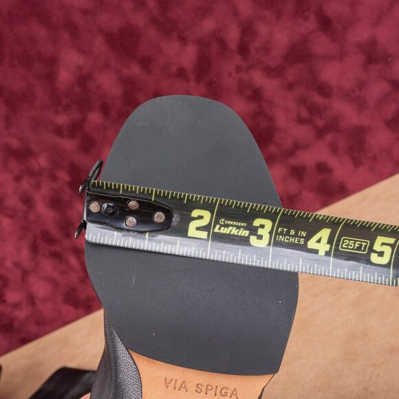 Via Spiga Women Garnett Buckle Retro Zip Fashion Knee Boots 6US EUR36 - Picture 7 of 9